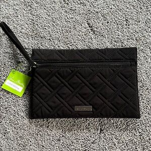 Vera Bradley Black Quilted Clutch